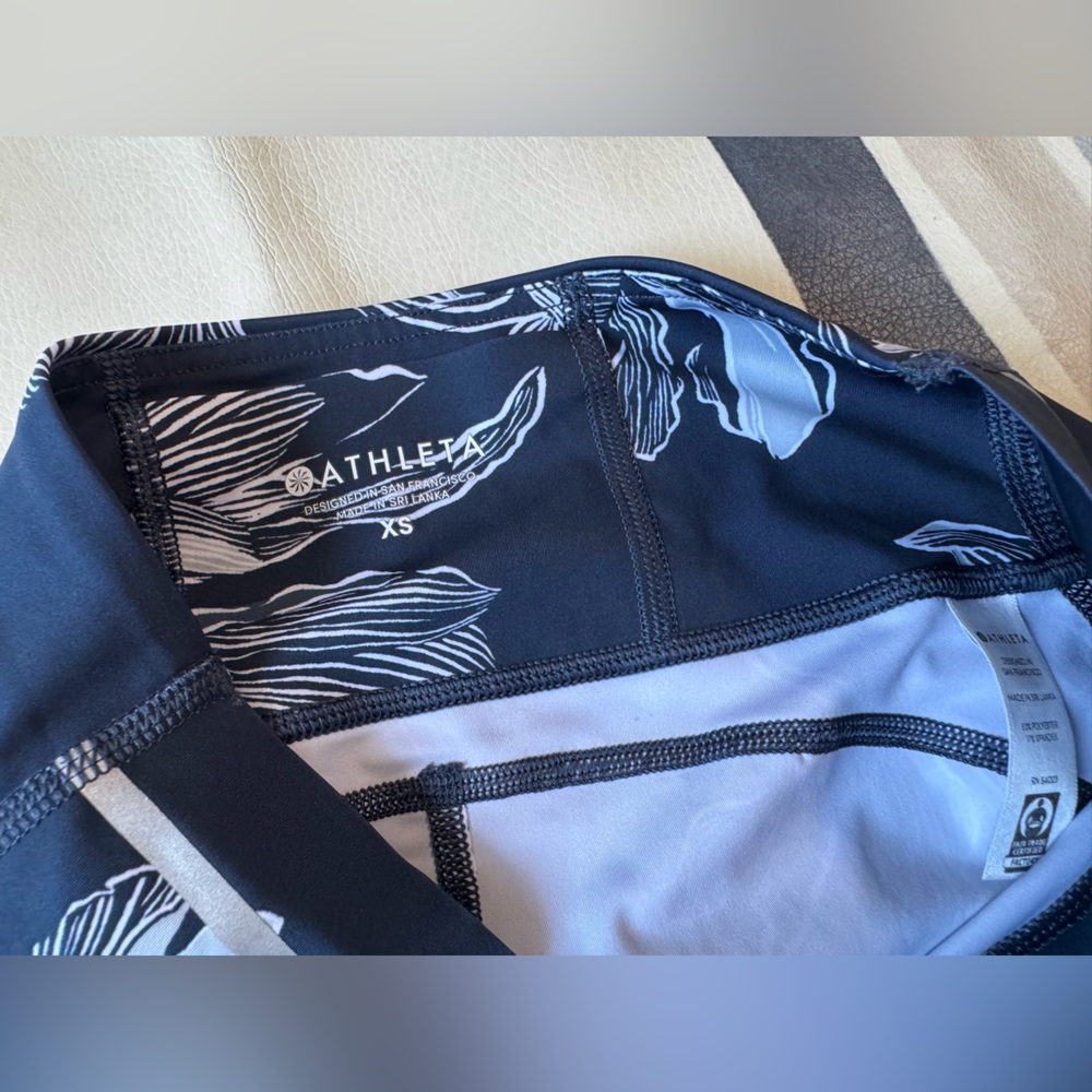 Athleta Floral Sonic Capri leggings - Picture 6 of 10